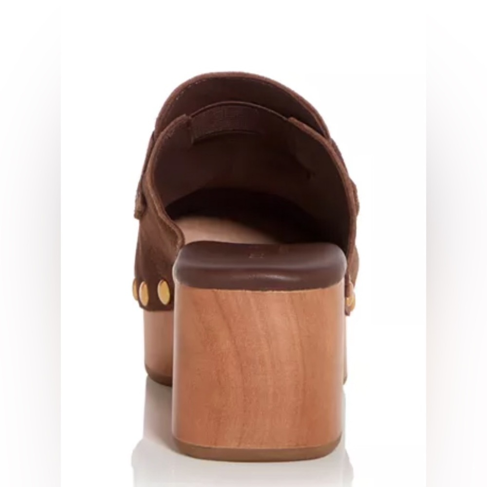 Rag & Bone Maisie Suede Clogs – Dark Mocha – Size 9.5 – NIB - Picture 3 of 12
